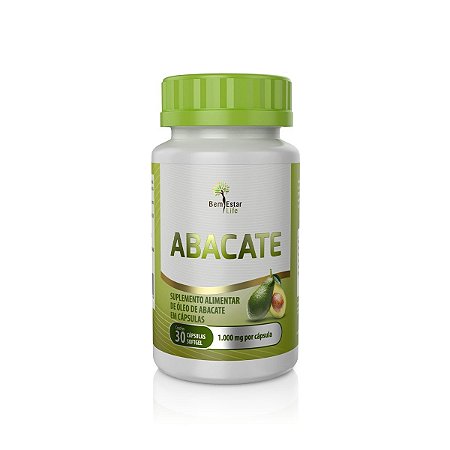Abacate 30 Capsulas Bem Estar Life