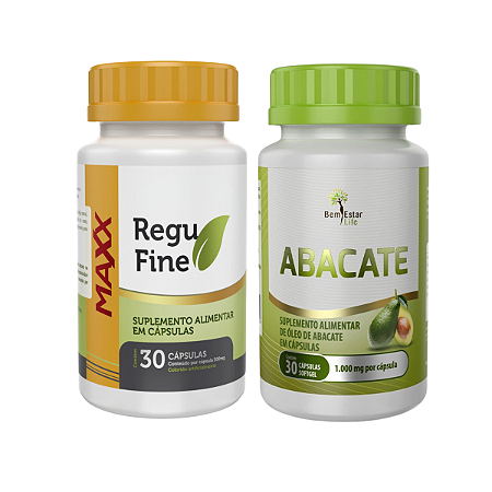Regu Fine Maxx Termogênico 7x mais potente + Abacate 30 caps