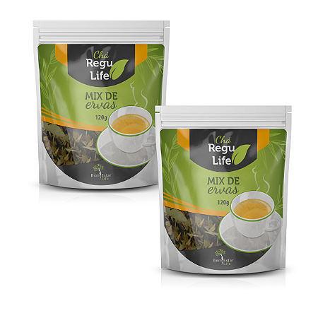 Kit 2 Chá Regu Life – Pacote 120 Bem Estar Life