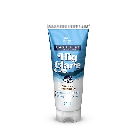 HigClare Creme clareador Bem Estar Life