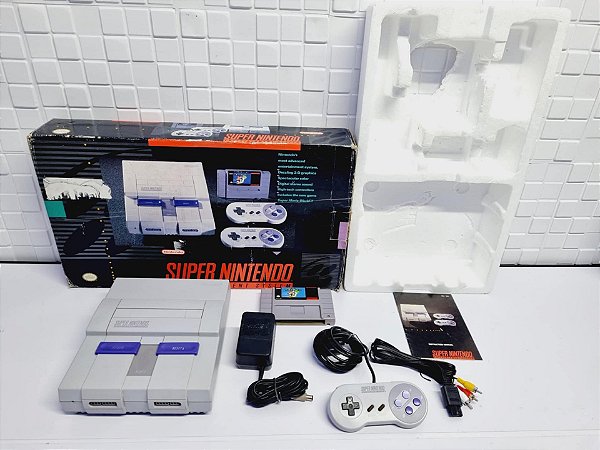 261- Console Super NES 001 Super Nintendo (leia)