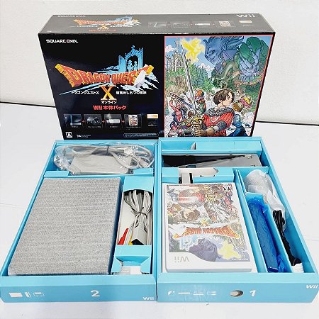 278- Console Wii edição especial Dragon Quest X JPN