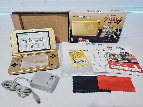417- Console Nintendo 3ds xl Zelda excelente!