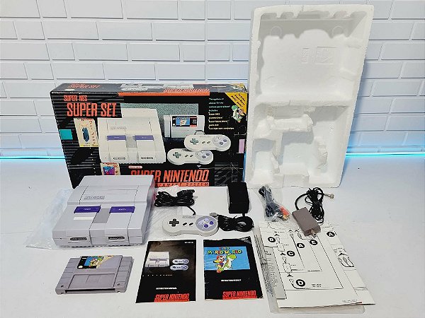 419- Console Super Nintendo SNES FUNCIONANDO PERFEITAMENTE