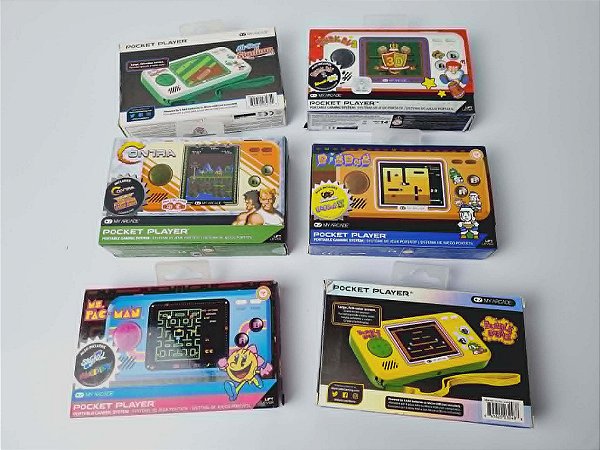 477- Coleção My Arcade Pocket Player (6 consoles)