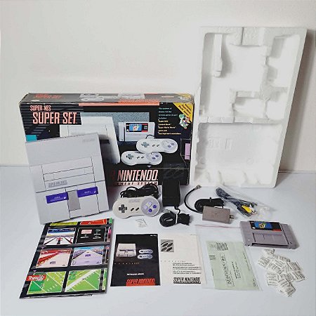 483- Console Super Nintendo funcionando perfeitamente