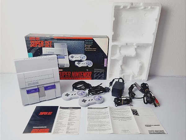 486- Console Super Nintendo Playtronic excelente estado