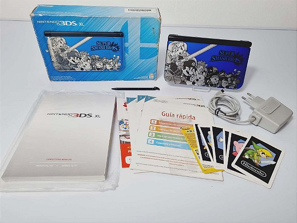 489- Console Nintendo 3ds xl Super Smash Bros