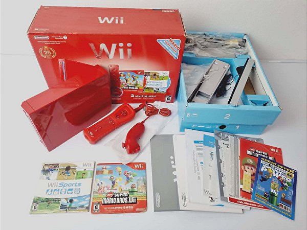 497- Console Wii 25th anniversary funcionando perfeitamente