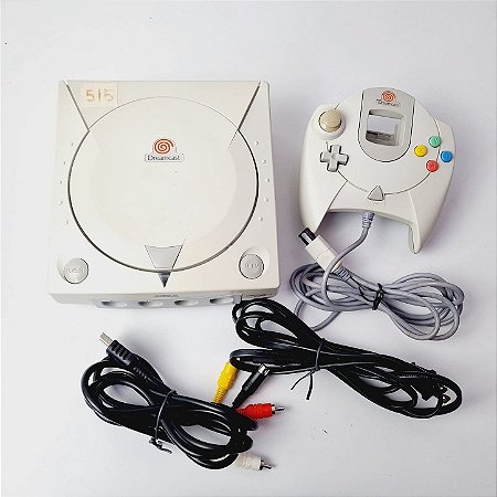 515- Console Dreamcast com GDEMU funcionando perfeitamente