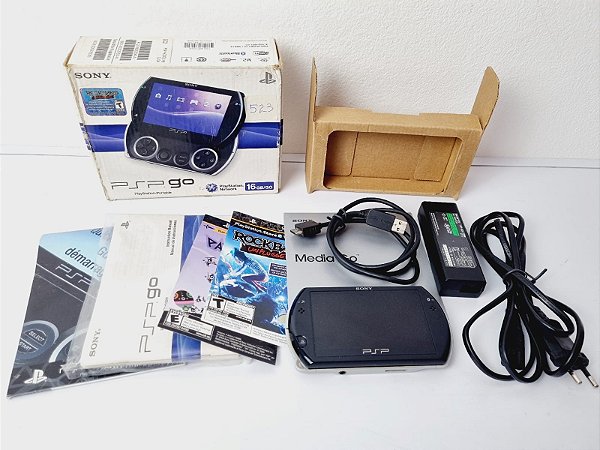 523- Console PSPGO preto com caixa