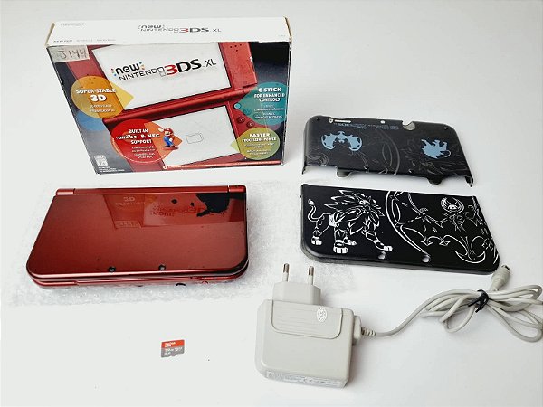 J144- Console NEW Nintendo 3ds xl com SD 128GB