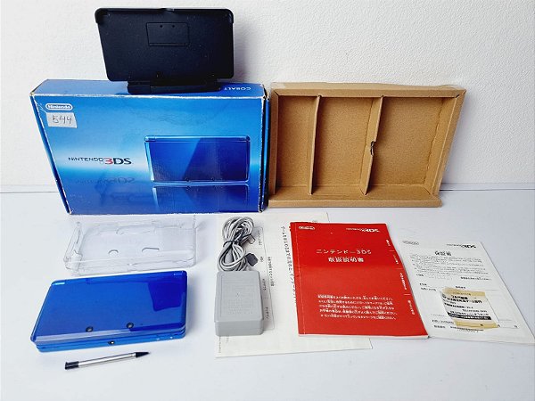 544- Console 3DS old cobalt blue + Samsung evo plus 128gb
