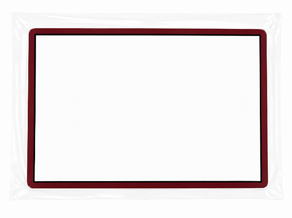 Lente da tela superior 3DS XL/New 3DS XL em vidro (VERMELHO)