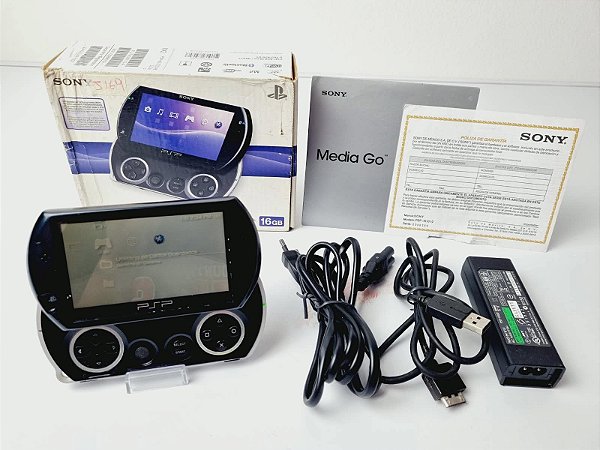 J169- Console PSPGO funcionando perfeitamente