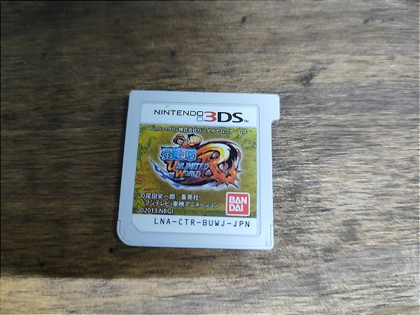 one piece unlimited world 3ds japones