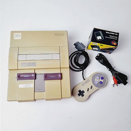 552- Console Super Nintendo SNES funcionando perfeitamente!