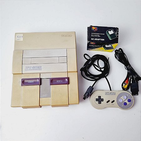 551- Console Super Nintendo SNES 001 som offboard