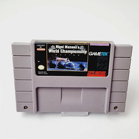 Nigel Mansell Snes Original Super Nintendo