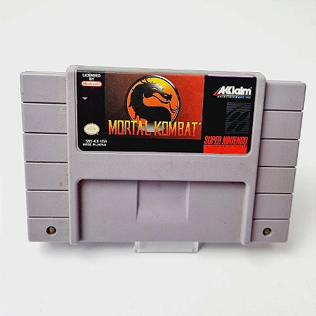 Mortal Kombat Original Snes Cartucho Super Nintendo