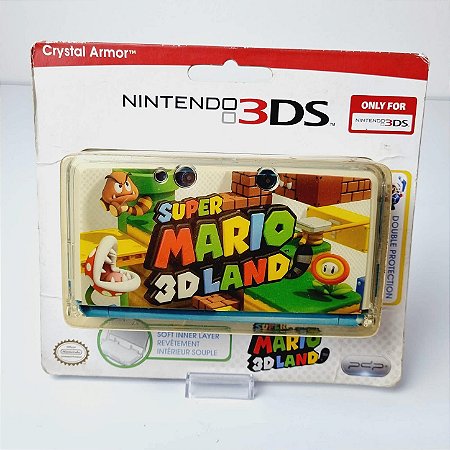 Case Crystal Armor Super Mario 3d Land Nintendo 3ds Oficial!