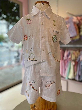 Conj. Masculino linho