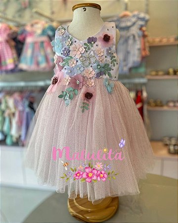 Vestido Fada Nina- 2 anos