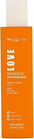 Água Micelar - Antioxidante - Max Love 290 ml