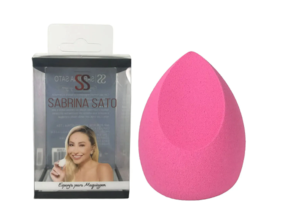 Esponja Cortada para maquiagem Sabrina Sato