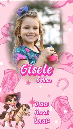 Convite Animado Boiadeira