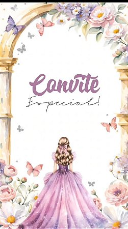 Convite Animado Debutante
