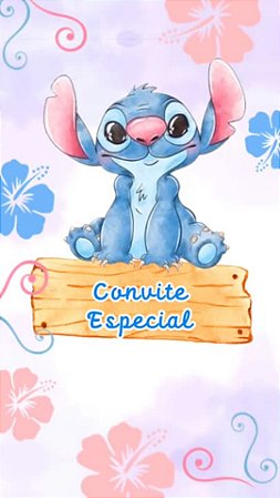 Convite Animado Stitchi