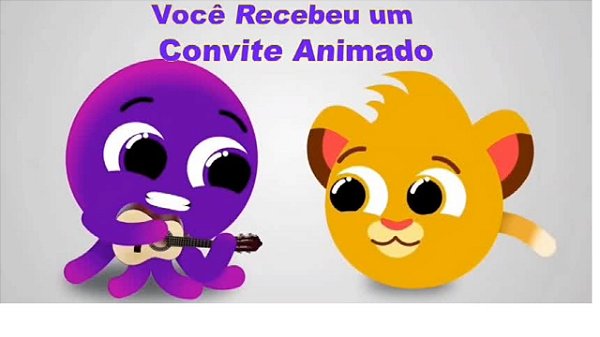 Convite Animado Bolofofos