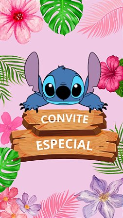Convite Animado Stitchi