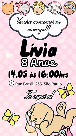 Convite  Digital Boobie Goods