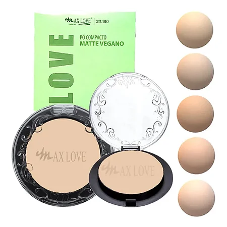 Pó Compacto Vegano MaxLove