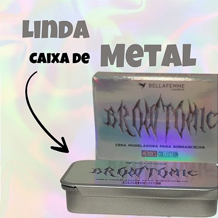 BrowTomic Cera para Sobrancelhas BellaFemme