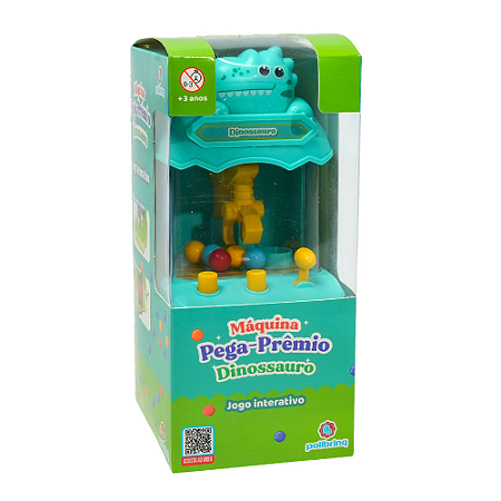 maquina pega-premio dinossauro