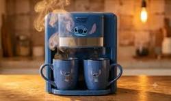 Cafeteira Dupla Stitch Disney Avon 2 Canecas Origina