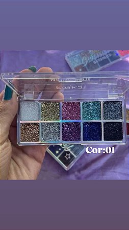 Paleta De Glitter Pink 21