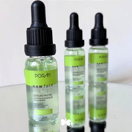 Sérum Facial Anti Oleosidade New Face - Porán