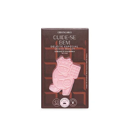 Sabonete em Barra Corporal Cuide-se Bem Deleite Chocolatudo 120g