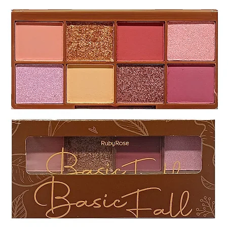 Paleta De Sombras Basic Fall Rubyrose - Hbf527