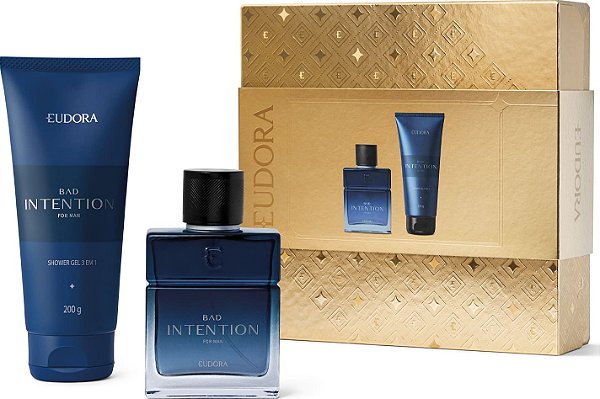 Kit Presente Bad Intention For Man (Desodorante Colônia 100ml + Shower Gel 3 em 1 - 200g)