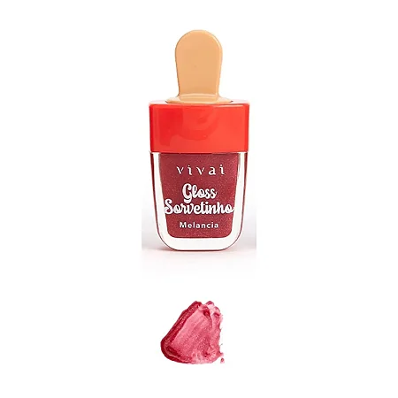 Gloss Labial Sorvetinho Vivai 6,5ml - Melancia