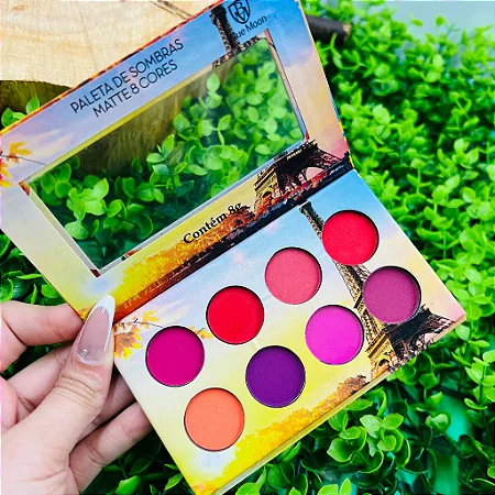 Paleta De Sombras Matte Paris - Blue Moon