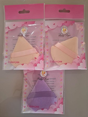 Esponja Triangular Para Pó Ruby Anjo