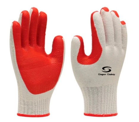 Luva Emborrachada Rubber Revestimento em Látex Vulcanizado - Super Safety - CA - 34370