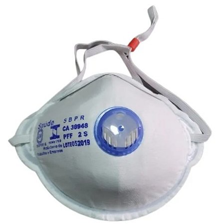Respirador Descartável Pff2 Com Válvula - Air Safety - CA 38948