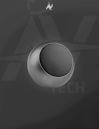 Mini Caixinha De Som De Metal Bluetooth Amplificada M3